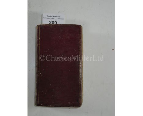CAPTAIN HARDY'S BOOK OF COMMON PRAYERprinted by John Reeves, London c.1801, with Hardy’s signature for May 1818 on an endpape
