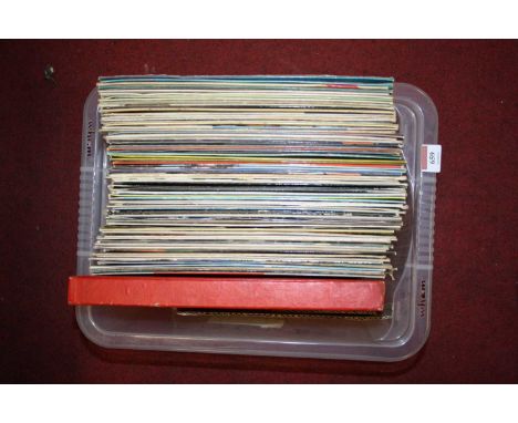 A box of vintage LPs, to include Top of the Pops compilations
