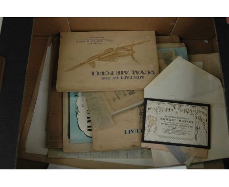A collection of miscellaneous items, to include John Player &amp; Sons album of cigarette cards, souvenir programme for The G