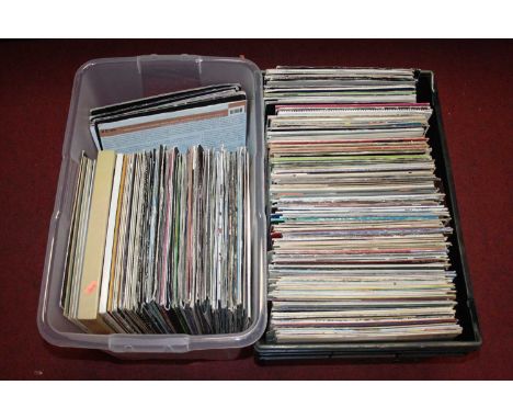 Two boxes of vintage LPs, to include Temper Temper and Positiva