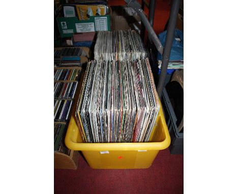 Two boxes of vintage LPs to include Jeffrey Osborn and DJ Dado