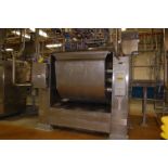 Peerless Model #9SD S/N 86050 Single Sigma Arm Mixer, 60 in. 48 in. x 60 in. Depth, Rated 1500 Gall