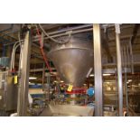 Mac Process SS Hopper, 60 in. Top to Bottom of Cone, Includes Micro-Motion Components, Jamesbury