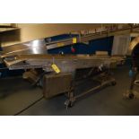 Conveyor - SS Conveyor Frame, 10 ft. Length x 24 in. Wide, Motorized, 208-230/460 Volt, SS 4-Wheel