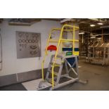 Roll-A-Step Aluminum Safety Ladder/Platform, Rigging Fee for this lot Not to Exceed $25