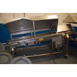 Conveyor - SS Conveyor Frame, 10 ft. Length x 24 in. Wide, Motorized, 208-230/460 Volt, SS 4-Wheel