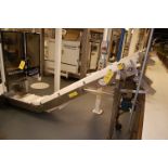 BMI Incline Conveyor, SS Frame, Approx. 10 ft. Length x 15 in. Wide Belt, SS 4-Wheel Base, 230/460