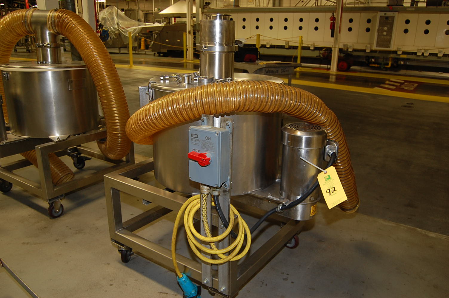 Demister Model R1D100 Stainless Steel Oil Handling Equipment, SS Motor