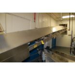 Conveyor - Motorized SS Incline Conveyor, Approx. 40 ft. Length x 20 in. Wide, 208-230/460 Volt