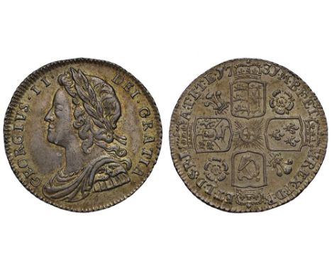 George II (1727-60), silver Sixpence, 1731, roses and plumes reverse, young laureate and draped bust left, legend and toothed