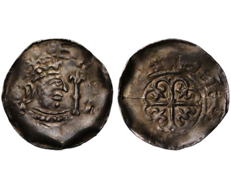 Stephen (1135-54), silver Penny, Watford type (c.1136-45), Stamford Mint, moneyer Lefsi, crowned bust with sceptre right, Lat