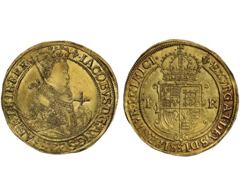 James I (1603-25), gold Sovereign of twenty shillings, first coinage (1603-04), struck in crown gold of 22 carat fineness, se