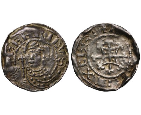 Henry I (1100-35), silver Penny, type XV (c.1125-35), Exeter Mint, moneyer probably Aelfwine, crowned and diademed three quar