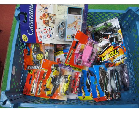 Sixteen Diecast Model Vehicles by Mattel, 'Hotwheels', Matchbox, Cararama, including 70 Ford Escort RS1600, 2004 First Editio