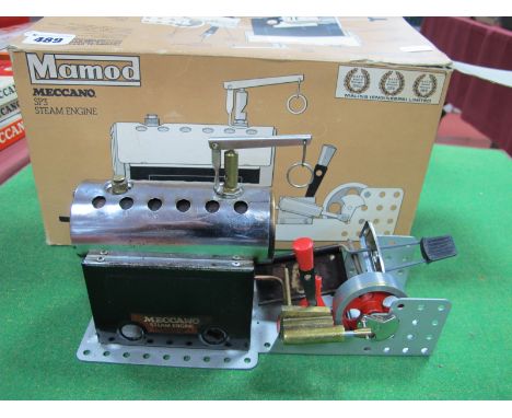 A 1970's Mamod for Meccano SP3 Steam Engine, appears steamed, boxed.