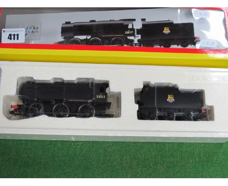Hornby "OO" No R2335B 0-6-0 Class 21 Locomotive, finished in British Rail black, R/No 33013, DCC ready, couplings changed, bo
