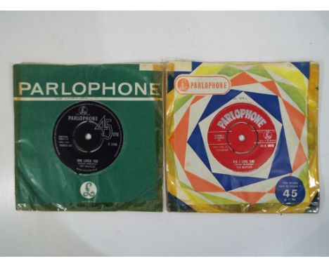 The Beatles - Love Me Do / P.S I Love You (45-R 4949), red and silver Parlophone label, Matrix 7XCE 17145 in Parlophone sleev