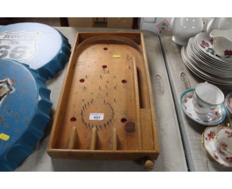 A bagatelle board