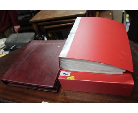 An album of First Day covers and another album of First Day covers