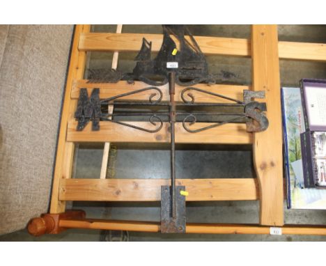 An iron weather vane