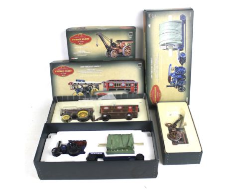 Three Corgi 'Vintage Glory of Steam' boxed diecast sets. Comprising 'Fowler B6 Crane Engine (Wolverhampton Wanderer)', 'Fowle