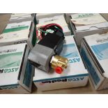 Lot of (9) ASCO Red Hat Valves
