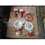 Lot of Assorted Valves and Handwheels