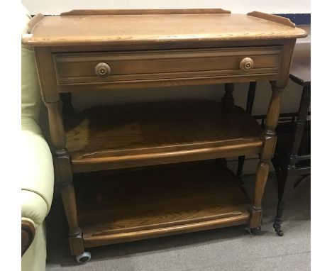 ERCOL THREE TIER TEA TROLLEY