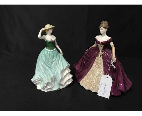 ROYAL DOULTON FIGURE OF EMILYHN4093; along with five other ceramic figures of ladies (6)