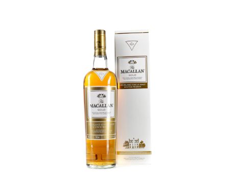 MACALLAN GOLD Single Malt Scotch Whisky Matured in sherry oak casks. 700ml, 40% volume, in carton.