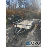 Kaufman single axle 5 foot wide X 9 foot long trailer, VIN 5VGFB101XJL007798 (765-06)