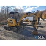 2014 CAT 303.5E CR mini excatavor, approx. 3,000 hours, sn CAT3035EVRKY00323, ROPS, 12 inch rubber