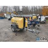Allmand NIGHT-LITE PRO2 tag-a-long light tower trailer, 1250 watt / 7.5kw, sn 3152PRO212, 1251.8 hrs
