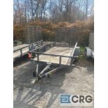Kaufman single axle 5 foot wide X 9 foot long trailer, VIN 5VGFB1018JL007797 (765-05)
