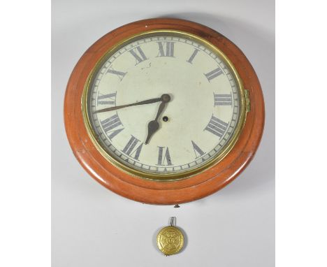 A Circular Wall Clock, 40cm Diameter 