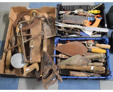 A Collection of Various Workshop Hand Tools 