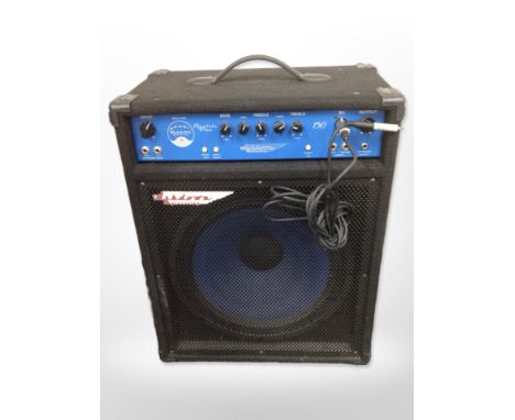 An Ashdown amplifier with instrument cable, no plug, height 59cm.