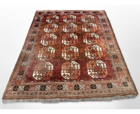 A Bokhara carpet, Afghanistan, 263 cm x 210 cm 