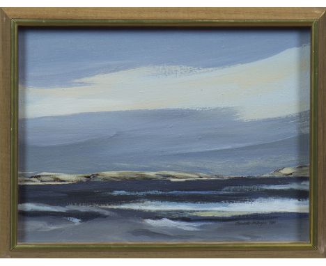 CHARLOTTE A. M. BRYCE (SCOTTISH 20TH CENTURY),LAST LIGHT OF DAYoil on canvas board, signed22.5cm x 30cmFramed and under glass