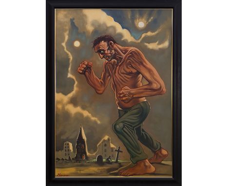 * PETER HOWSON OBE,SAULoil on canvas, signed160cm x 119cm (63 x 47 inches)FramedNote: A recent and outstanding example from a