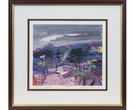 * HAMISH MACDONALD PAI (SCOTTISH 1935 - 2008), AYRSHIRE COASTLINElimited edition colour print, signed, titled and numbered 30