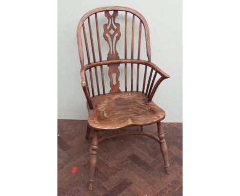 Stick back Windsor elbow chair
