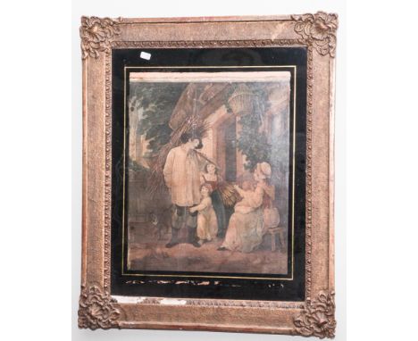Early 19th Century gilt framed print after George Morland