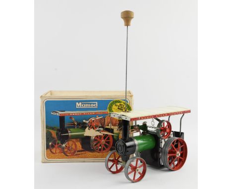 A Mamod T.E.1a Steam Traction engine, boxed.