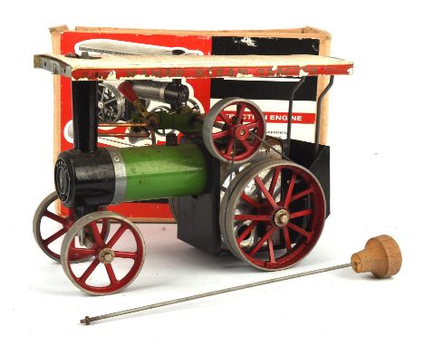 A vintage Mamod Traction Engine T.E.1a, boxed. 