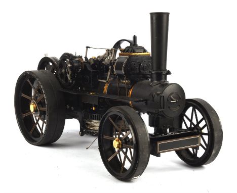 A modern Accucraft, Maxitrak, 1 inch scale model, Fowler Class BB1 traction engine, with twin cylinder compound, two speed ge