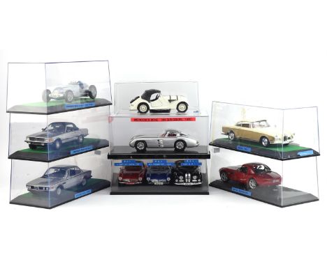Ten 1:18 scale dies-cast cars comprising ; Maisto BMW 850CSI, Revell 1996 BMW M3 Roadster, Revell BMW 3 Series Hardtop, 1940'