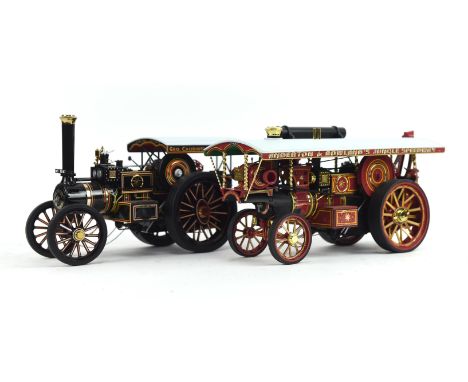 A 1:24 scale Midsummer Model of a showman's traction engine ' Anderton & Rowland's Jungle Speedway' and another Midsummer Mod