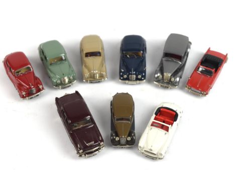 Nineteen 1:43 scale die-cast model cars including ; Lansdowne Models, Gems & Cobwebs, Kenna Models, and further, similar mode