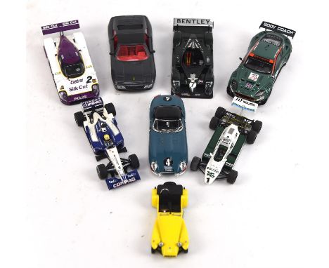 A quantity of 1:43 scale die-cast model cars including ; Minichamps, Maisto, Vanguard, Brumm, Detail Cars, Best, and many oth